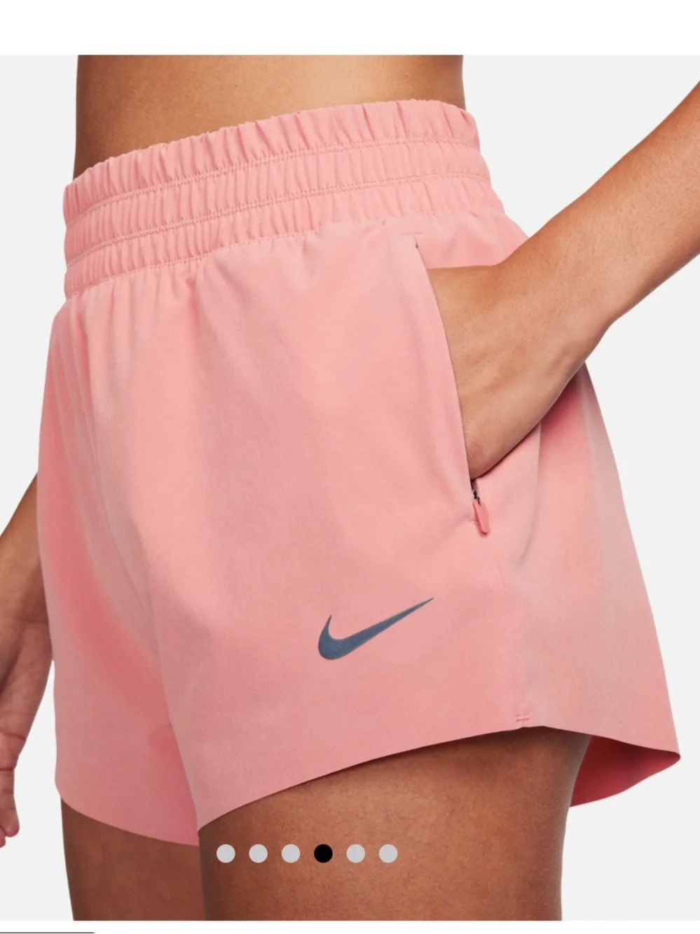 Nike Dri Fit Running Edition Shorts in Red Stardust